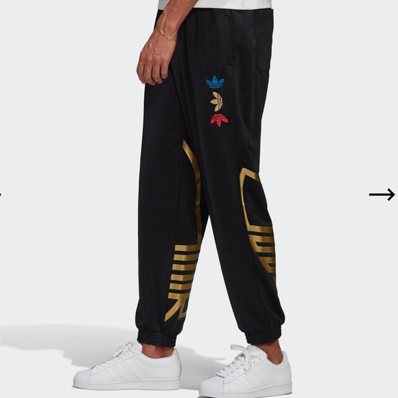 adidas metallic pants